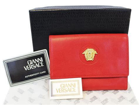 versace mens wallet red|gianni versace wallet price.